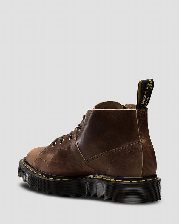 Dr Martens Dámské Kotníkové Boty Church Ripple Sole Hnědé, CZ-387605